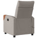 Massagestoel verstelbaar stof taupe
