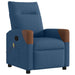 Massagestoel verstelbaar stof blauw