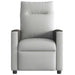 Fauteuil verstelbaar stof wolk grijs