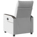 Fauteuil verstelbaar stof wolk grijs