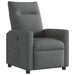 Relaxfauteuil Donkergrijze Stof
