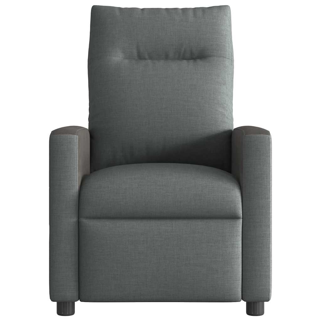 Relaxfauteuil Donkergrijze Stof