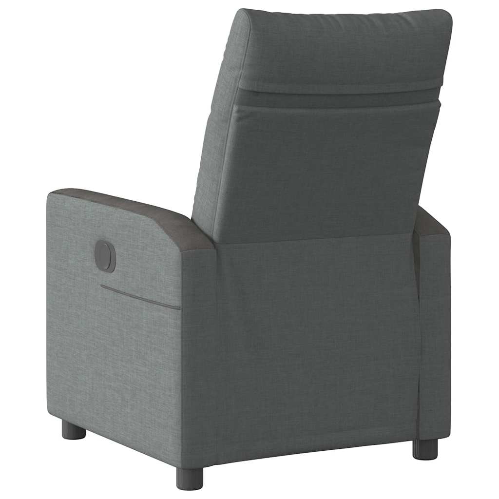 Relaxfauteuil Donkergrijze Stof