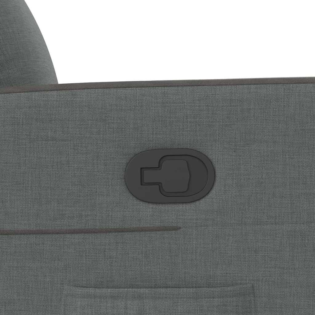 Relaxfauteuil Donkergrijze Stof