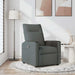 Relaxfauteuil Donkergrijze Stof