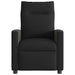 Fauteuil verstelbaar stof zwart