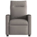 Massagestoel verstelbaar stof taupe