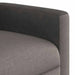 Massagestoel verstelbaar stof taupe