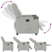 Fauteuil verstelbaar stof wolk grijs