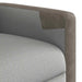 Fauteuil verstelbaar stof wolk grijs