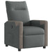 Fauteuil verstelbaar stof donkergrijs