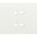 Gazonranden 10 st 10x103 cm koudgewalst staal wit