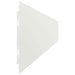 Gazonranden 50 st 10x103 cm koudgewalst staal wit