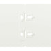 Gazonranden 50 st 10x103 cm koudgewalst staal wit