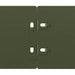 Gazonranden 50 st 10x103 cm koudgewalst staal olijfgroen