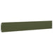 Gazonranden 10 st 15x103 cm koudgewalst staal olijfgroen