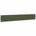 Gazonranden 10 st 15x103 cm koudgewalst staal olijfgroen