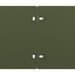 Gazonranden 10 st 15x103 cm koudgewalst staal olijfgroen