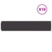 Gazonranden 10 st 20x103 cm koudgewalst staal zwart