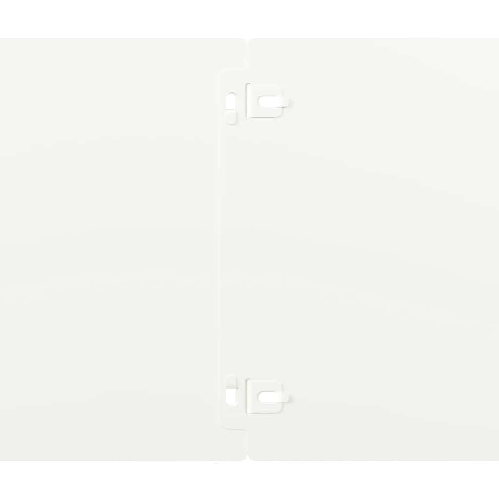 Gazonranden 10 st 20x103 cm koudgewalst staal wit