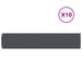 Gazonranden 10 st 20x103 cm koudgewalst staal antraciet