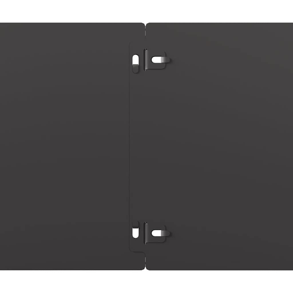 Gazonranden 30 st 20x103 cm koudgewalst staal zwart