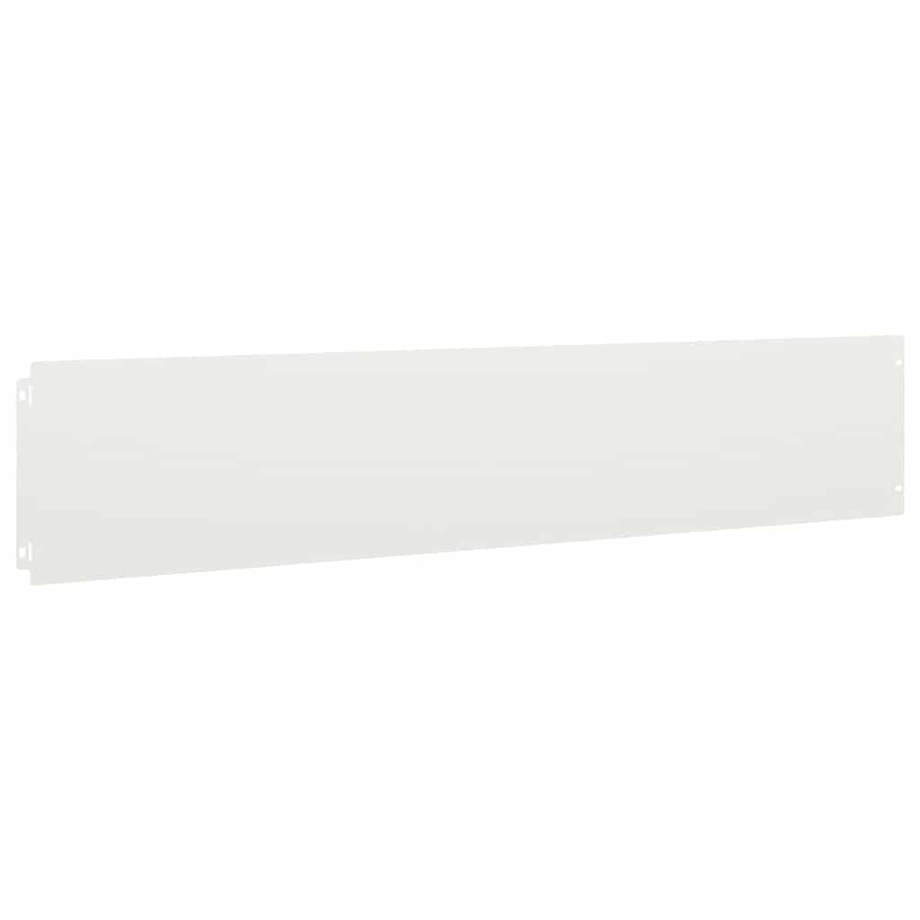 Gazonranden 30 st 20x103 cm koudgewalst staal wit