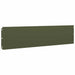 Gazonranden 10 st 25x103 cm koudgewalst staal olijfgroen
