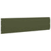 Gazonranden 10 st 25x103 cm koudgewalst staal olijfgroen