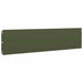 Gazonranden 20 st 25x103 cm koudgewalst staal olijfgroen