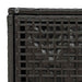 Tuinkrukken met kussens 2 st 40x40x43 cm poly rattan zwart