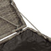 Tuinkrukken met kussens 2 st 40x40x43 cm poly rattan grijs