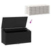 Tuinbox Zwart 110x50x58 cm Poly Rattan