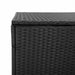 Tuinbox Zwart 110x50x58 cm Poly Rattan