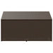 Tuinbox 110x50x58 cm poly rattan bruin