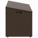 Tuinbox 110x50x58 cm poly rattan bruin
