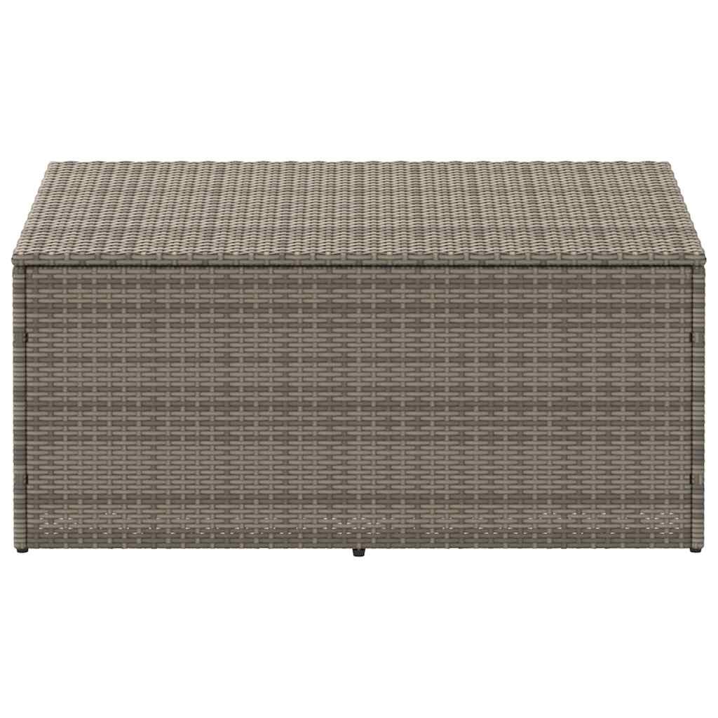 Tuinbox 110x50x58 cm poly rattan grijs