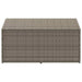 Tuinbox 110x50x58 cm poly rattan grijs