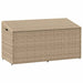 Tuinbox beige 110x50x58 cm poly rattan