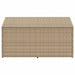Tuinbox beige 110x50x58 cm poly rattan