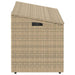 Tuinbox beige 110x50x58 cm poly rattan
