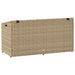 Tuinbox beige 110x50x58 cm poly rattan