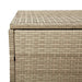 Tuinbox beige 110x50x58 cm poly rattan