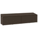 Tuinbox 220x50x58 cm poly rattan bruin