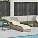 Ligstoel inklapbaar met kussen opbergruimte poly rattan beige