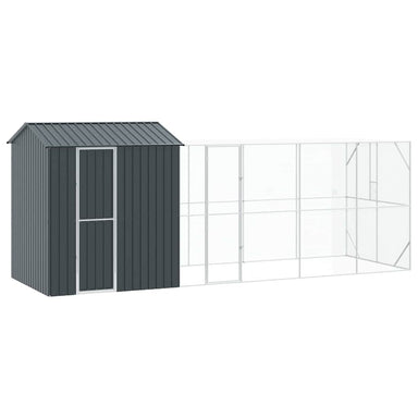 Vogelkooi Antraciet 621 x 208 x 247 cm Gegalvaniseerd staal