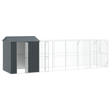 Vogelkooi Antraciet 824 x 208 x 247 cm Gegalvaniseerd staal