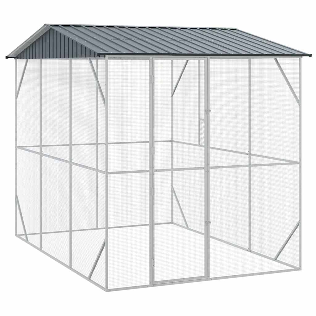 Vogelkooi Antraciet 227 x 310 x 247 cm Gegalvaniseerd staal