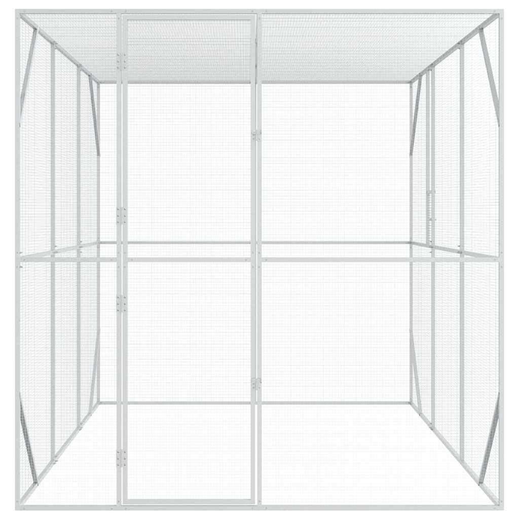 Vogelkooi Antraciet 210 x 304 x 213 cm Gegalvaniseerd staal