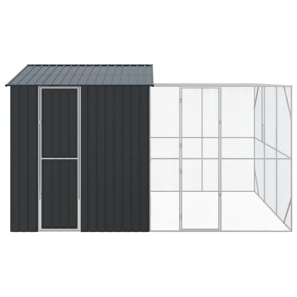 Vogelkooi Antraciet 425 x 304 x 247 cm Gegalvaniseerd staal